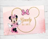 Cartel Bienvenida Minnie