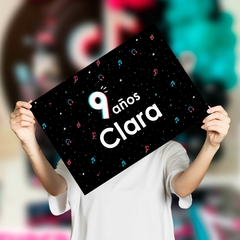 Cartel Bienvenida Tik Tok