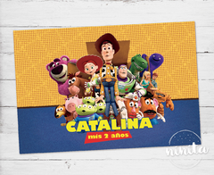 Cartel Bienvenida Toy Story - comprar online