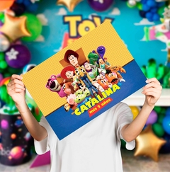 Cartel Bienvenida Toy Story