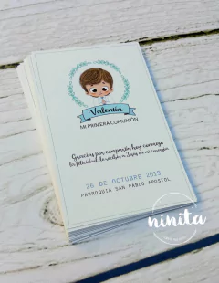 Estampita de Comunión