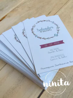 Estampitas de Bautismo - comprar online