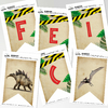 Banderín Gráfico Feliz Cumple Jurassic Park