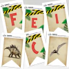 Banderín Gráfico Feliz Cumple Jurassic Park