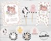 Kit Deco Granja Floreada