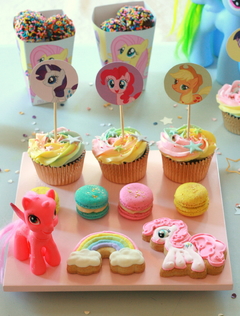 Topper para cupcakes My Little Pony - Ninita