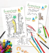 Hojas para colorear Selva