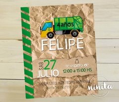 Tarjeta Camión Basura