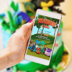 Invitacion Digital Dragon Rescue Rider
