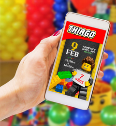 Invitacion Digital LEGO