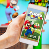 Invitacion Digital Mario Bross