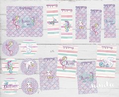 Kit Imprimible Candy Sirena