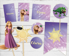 Kit Party Básico Rapunzel