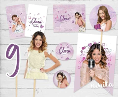 Kit imprimible Party Básico Violetta