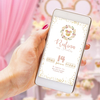 Invitacion Digital Minnie Gold