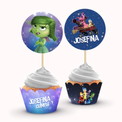 Wrappers + Toppers para Cupcakes Intensamente - comprar online
