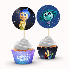 Wrappers + Toppers para Cupcakes Intensamente