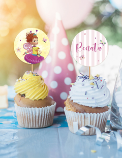Topper para cupcakes
