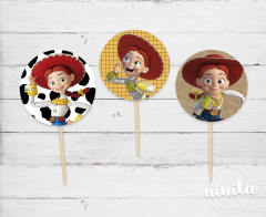 Topper para cupcakes Jessie