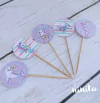 Topper para cupcakes Sirenita