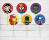Topper para cupcakes Super Héroe