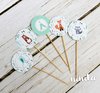 Topper para cupcakes Tipi
