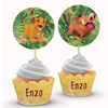 Wrappers + Toppers para Cupcakes