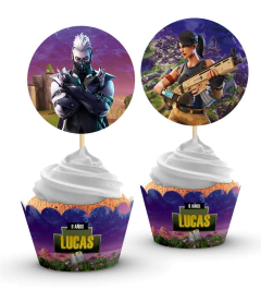 Wrappers + Toppers para Cupcakes - comprar online