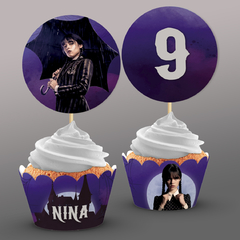Wrappers + Toppers para Cupcakes