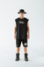 Musculosa -Stencil- Negro - CATCH