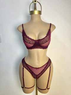Imagen de Conjunto Night Bordó