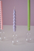 Portavela de vidrio BUBBLES