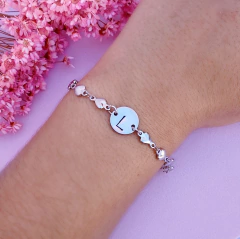 pulseira personalizada fio coração