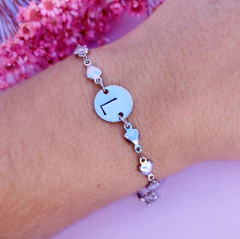 pulseira personalizada fio coração - comprar online