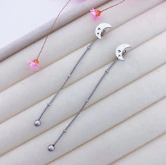 brinco fios lua - 2 em 1