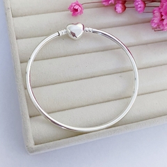 Bracelete inspiração pandora coração