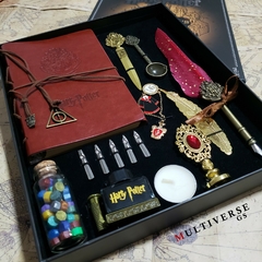 Colección set completo Pluma roja Harry Potter