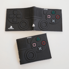 billetera playstation negra