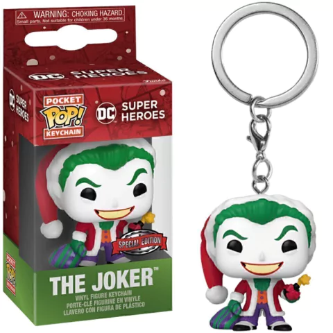 Funko Pop llavero Christmas Joker