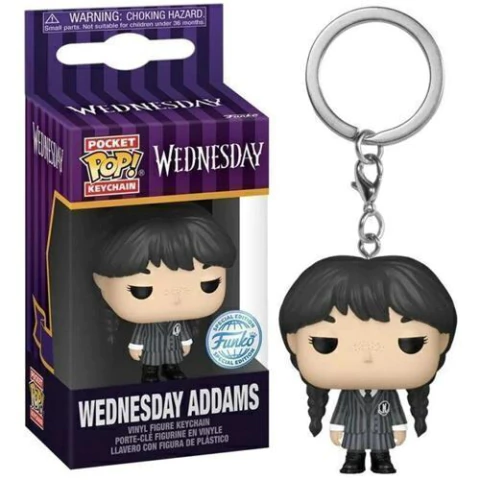Funko Pop Llavero - Wednesday Addams