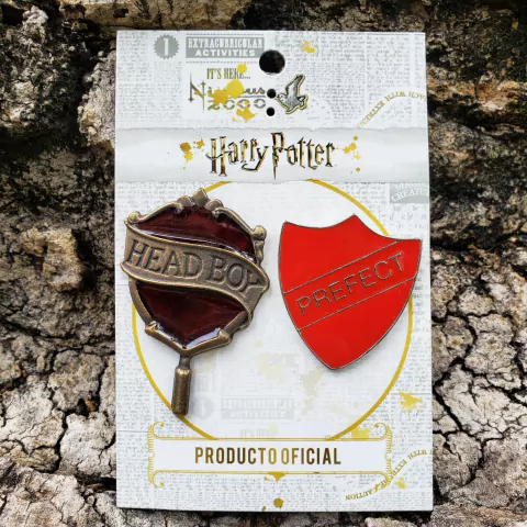 Pin Headboy + Pin Prefecto Gryffindor
