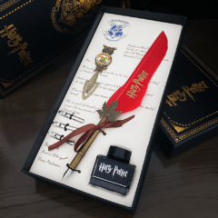 Colección Pluma roja clara Harry Potter