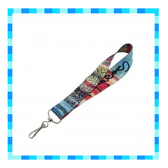 Llaveros Laynards Cortos - Mosquetón Pez - Personalizados