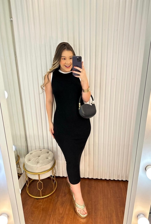 Vestido P&B - comprar online
