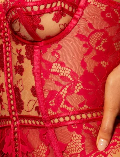 Corset Molly - Vermelho