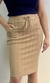 Saia Casual Anarruga Texturizada (Nude) - comprar online