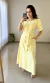 Vestido Longuete Botões Frontais (Amarelo) - comprar online