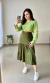 Saia Três Marias Midi Rodada Verde Militar - comprar online