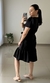 Vestido Midi Sensorial com faixa Amarração Preto na internet