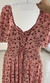 Vestido Camponesa Maximidi Floral Rosa - loja online